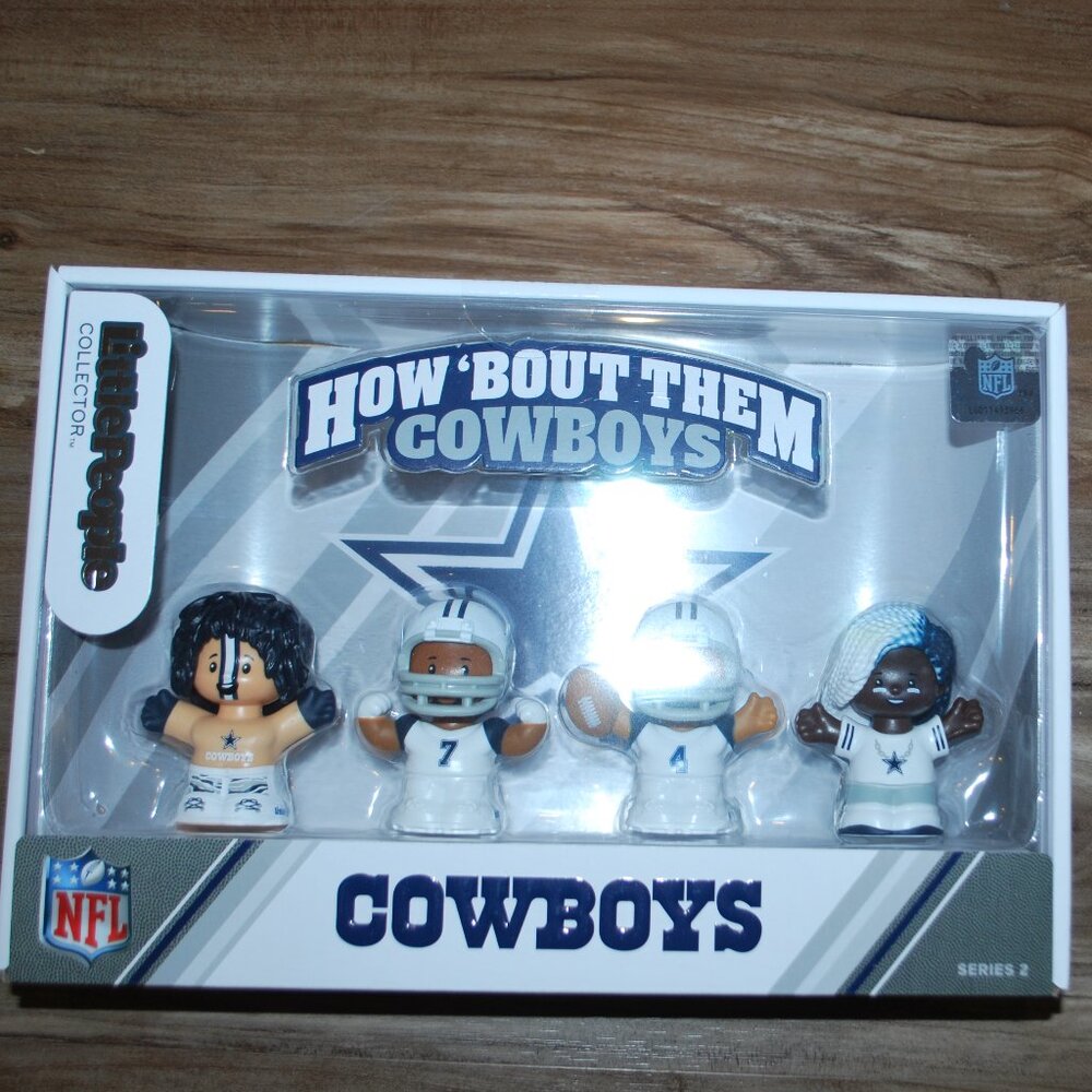 Dallas Cowboys Little People Collectors Set by Fisher Price NEW !!